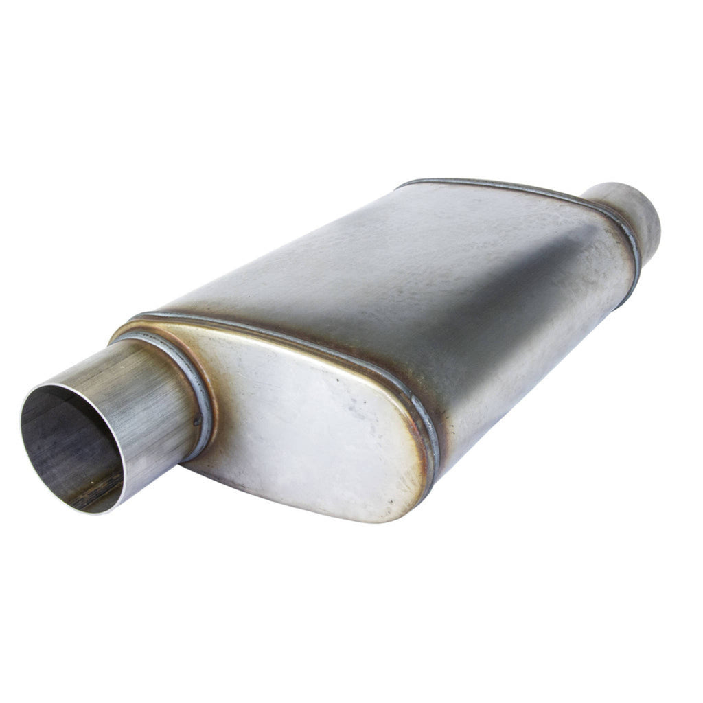 Redback Sports Muffler with Spigots Mega Power 409 Stainless 14